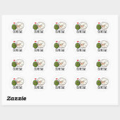 Olive Ewe Funny Love Pun Ronde Sticker (Vel)