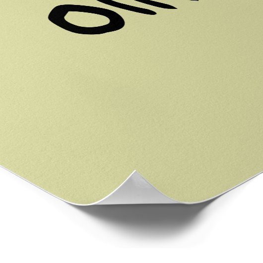 Olive Ewe Poster (Hoek)