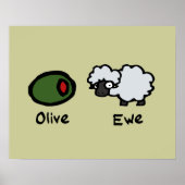 Olive Ewe Poster (Voorkant)