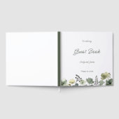 Olive Floral Wedding Gastenboek (Volledig)