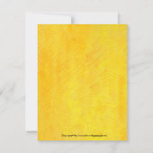 Olive Garland Mediterranean Invitation Kaart (Achterkant)
