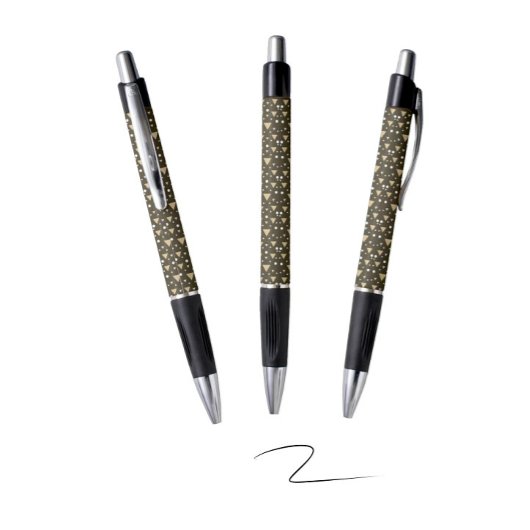 Olive Geometry Luxe Pen