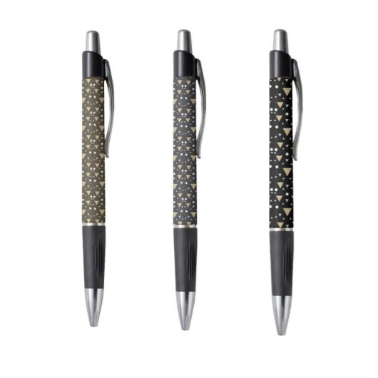 Olive Geometry Luxe Pen