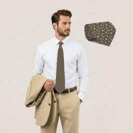 Olive Geometry Luxe stropdas
