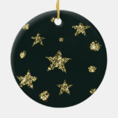 Olive Glittering Familie Starlight Ornament (Achterkant)