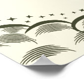 Olive Gotische Tarot Kaart bruiloft welkomstbord Poster (Hoek)