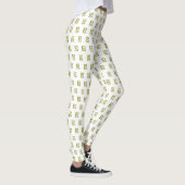 Olive Green Alto Clef Music-Leggings Leggings (Rechts)