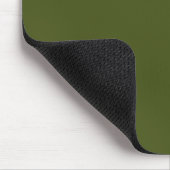 Olive Green Background Decor om aan te passen Muismat (Hoek)