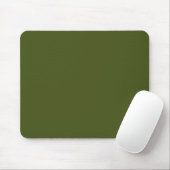 Olive Green Background Decor om aan te passen Muismat (Met muis)