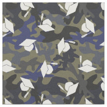 Olive Green Blue Camo Pattern Afstuderen