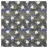 Olive Green Blue Camo Pattern Afstuderen Stof (Swatch)