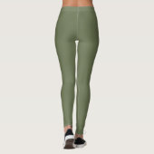 Olive Green Boho Leggings (Achterkant)
