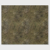 Olive Green Brown Leopard Print Cadeaupapier (Vlak)