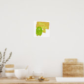 Olive Green Buy Local Poster (Keuken)