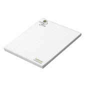 Olive Green Crochet Fast, Die Warm Notitieblok (Linkerzijde)