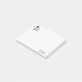 Olive Green Crochet Fast, Die Warm Post-it® Notes (Schuin)