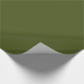 Olive Green Decor past dit eenvoudig aan Cadeaupapier (Hoek)