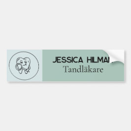 Olive green Dentist/all Sticker logo Personalized