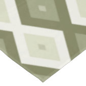 Olive green diamond pattern tafelkleed (Gekanteld)