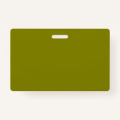 Olive Green doe het zelf op maat Homeschool foto Badge (Achterkant)