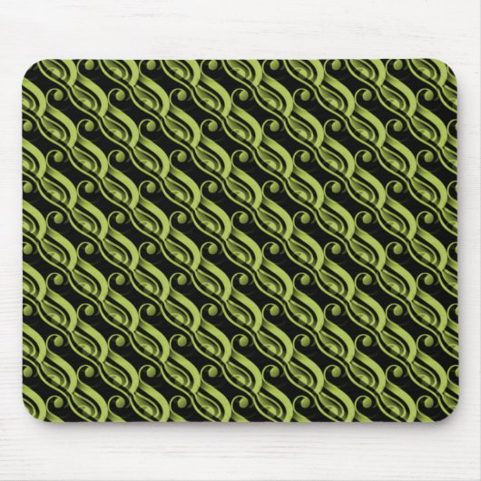 Olive Green Efortuless Charm Mousepad Muismat (Voorkant)
