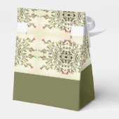 Olive Green en Cream Bedankdoosjes (Achterkant)