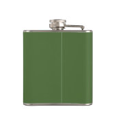 Olive Green Framed Monogram Heupfles (Achterkant)