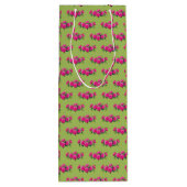 Olive Green Fun Wijn Cadeautas (Achterkant)