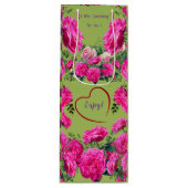 Olive Green Fun Wijn Cadeautas (Voorkant)