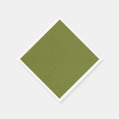 Olive Green Gingham-PAPER PARTY NAPKINS Servet (Hoek)