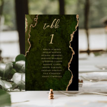 Olive Green Gold Agaat Wedding