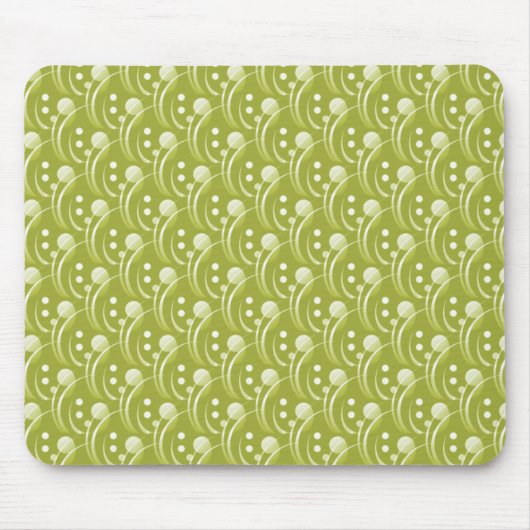 Olive Green Hip en Stylish Mousepad Muismat (Voorkant)