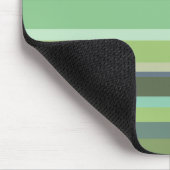 Olive green horizontal stripes muismat (Hoek)