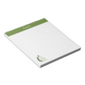 Olive Green ik voel me knitty, Oh zo knitty Notitieblok (Schuin)