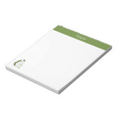 Olive Green ik voel me knitty, Oh zo knitty Notitieblok (Linkerzijde)