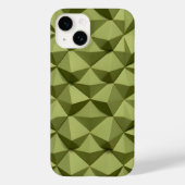 Olive Green iPhone Case Minimalist Modern Texture (Achterkant)