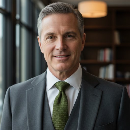 Olive Green Knitted Fabric Stropdas