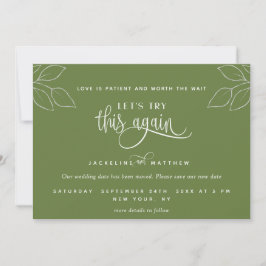 Olive Green, Laten we dit nog eens proberen, Liefd Save The Date