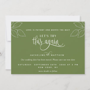 Olive Green, Laten we dit nog eens proberen, Liefd Save The Date