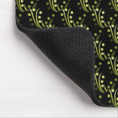 Olive Green Luxurous Glam Mousepad Muismat (Hoek)