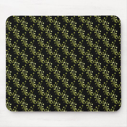 Olive Green Luxurous Glam Mousepad Muismat (Voorkant)