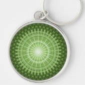 Olive Green Mandala Sleutelhanger (Voorkant)