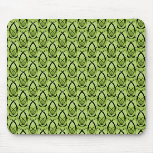 Olive Green Mode Forward Mousepad Muismat (Voorkant)