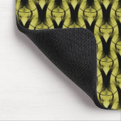 Olive Green Modern Classic Mousepad Muismat (Hoek)