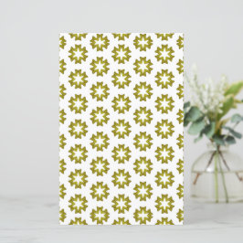 Olive Green Pattern Scrapbook Paper