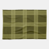 Olive Green Plaid Keukenhanddoeken (Horizontaal)
