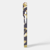 Olive Green Polka Dot Radial Pattern Art Print Case-Mate iPhone Case (Achterkant / Links)