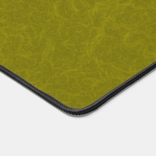 Olive green surface with subtle swirling pattern bureaumat (Hoek)