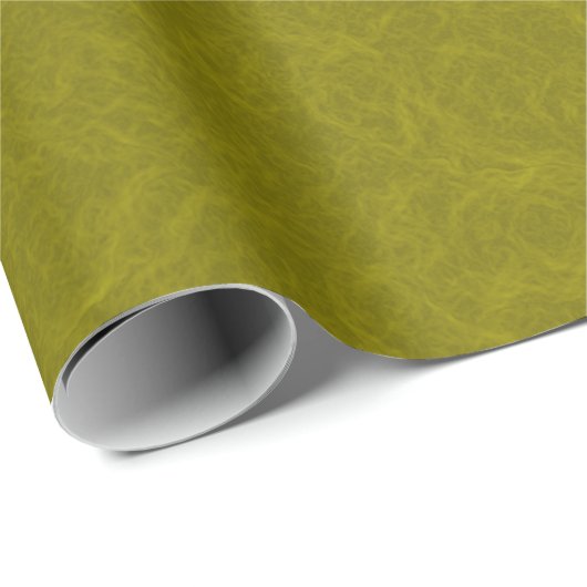 Olive green surface with subtle swirling pattern cadeaupapier (Rol Hoek)