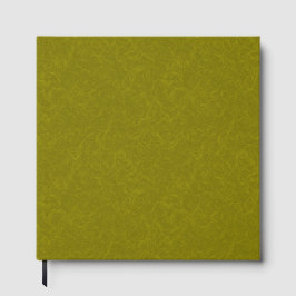 Olive green surface with subtle swirling pattern gastenboek